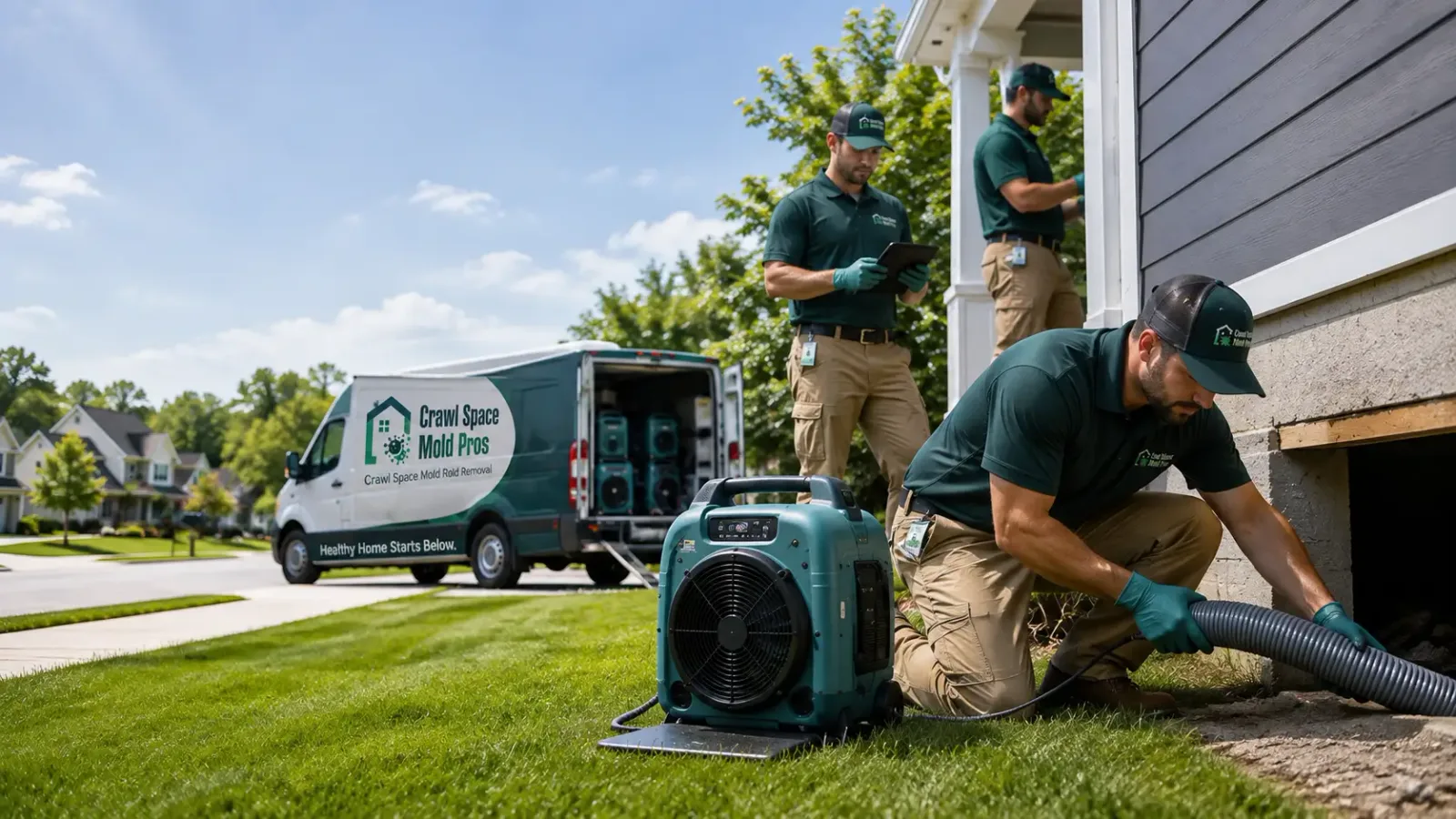 Crawl Space Mold Removal in Topinabee, MI